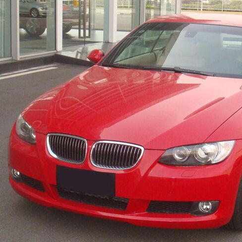 Glossy Black Front Sport Kidney Grille Grill Compatible with BMW 2003-2006 E46 325Ci 330Ci 2-Door LCI 2004 2005 in Kuwait