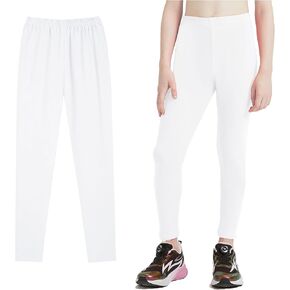 Girls Leggings Black White Multipack Toddler Girls Athletic Fleece Yoga Dance Running Ballet Tights Pants