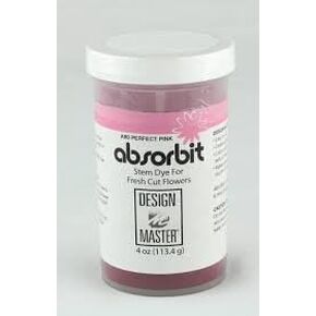 Design Master Absorbit Stem Dye for Fresh Cut Flowers Matte Finish Systemic (Perfect Pink)