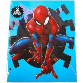 Making the Grade Spider Super Hero Folders - Set of Two 3-Hole 2-Pocket Portfolio Folders