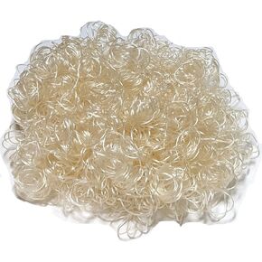 Linpeng Crafts, Curly, Making Supplies, Clown 2oz, Gold Blonde Doll Hair