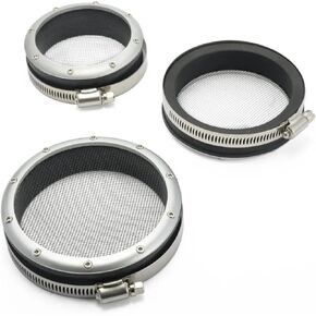 3" 3.5" 4" Turbo Inlet Grill Protector Guard Turbocharge Screen Mesh Air Filter Turbo Intake Filter Cover (102mm (4 inch))