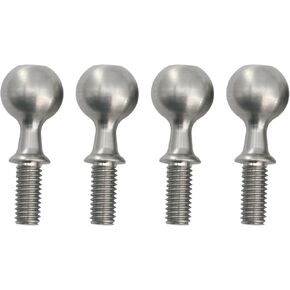 4Pcs RC Pivot Ball Parts,Hardened Steel Pivot Balls Fron Compatible with ARRMA 1/8 6s Kraton, Senton, Talion,Outcast