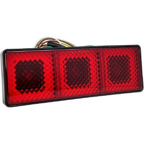 CR-007XL Black Finish ABS Plastic Universal Fit Truck Extra Large Brake Light Hitch Cover Compatible with 2" Hitch Receivers for Trucks Works with Chevy, Ford, Toyota, GMC, Dodge RAM