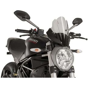 Touring Screen Ducati Monster 1200R 16- C/Dark Smoke