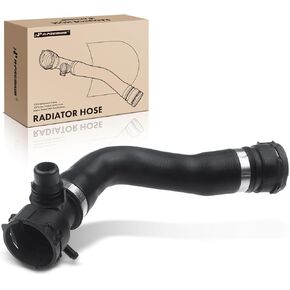A-Premium Upper Radiator Coolant Hose Compatible with BMW E82 1 Series M 2011, E82/E88 135i 2008-2013, 335i 2007-2011, X1 E84 2010-2015, Z4 E89 2009-2016, L6 3.0L, Replace# 17127540127