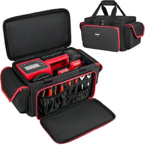 Air Compressor Bag Compatible with Milwaukee M18 Inflator 2848-20,Tire Inflator Carrying Case Compatible with Milwaukee Tool, Battery and Charger,Bag Only