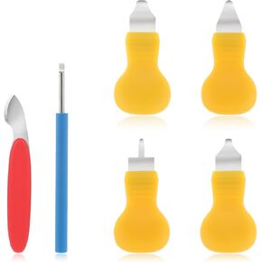 Bewudy 6 PCS Watch Back Removal Tool, Watch Back Cover Case Opener, Pry Watch Back Case Opener, Watch Case Opener Back Cover Remover Watch Battery Replacement Repair Tool Kit