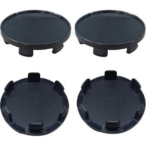 4PCS Wheel Center Cap, Snap-in Plastic Rim Center Hub Caps Cover, 2.12 '' (54mm) Outer Diameter, 1.85 '' (47mm) Inner Diameter, Car Accessories for Car, Truck, SUV (Silver)