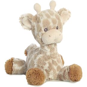 Aurora® Snuggly Loppy Giraffe™ Loppy Baby Stuffed Animal - Comforting Companion - Imaginative Play - Brown 11 Inches