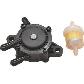 Vacuum Fuel Pump with Fuel Filter for Kohler 17HP-25 HP Small Engine Lawn Mower Tractor for Honda for Yamaha for John Deere