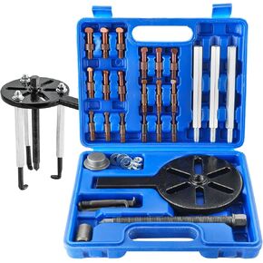 21 in1 Bearing Puller Kit, 3 Jaw Bearing Separator Set, Bearing Removal Tool, Bearing Disassembly Gear Puller with 3-jaw Hooks and 6 Sizes Inner Hole Extractor