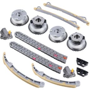 Timing Chain Kit Water Pump Fit 2013-2022 Kia Sorento Telluride Stinger Cadenza K900 Sedona 3.3L 3.8L; 2012-2022 Hyundai Santa Fe Azera Palisade Genesis 3.3L 3.8L; 24312-3L100 24370-3CGA0