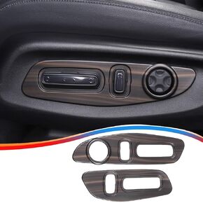 for Honda CRV CR-V 2023 2024 2025 Electric Seat Adjustment Switch Panel Seat Button Decoration Cover - ABS carbon fiber Sport Upgrade Trims Interior Accessories (1PCS)