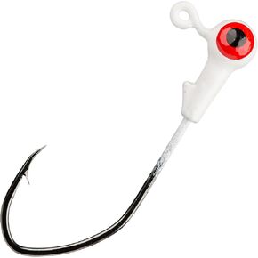 Strike King Lures Strike King Lures Mr Crappie Jig Head with Lazer Sharp Eagle Claw Hook Freshwater 1 Oz 2 Refrigator