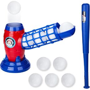 Contixo T Ball Set for Kids 3-5 - Tee Ball Set for Toddlers, Outdoor Kids Baseball Sports Toys for Boys, Girls