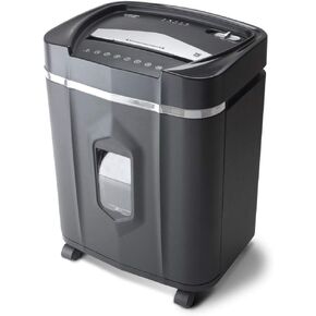 Aurora Long Duty Cycle 18-Sheet Crosscut Paper/CD/Credit Card Shredder, AntiJam Feature, 30-Minute Continuous Run Time, Large 6-gal Pullout Basket