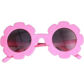 BULINGNA Cute Kids Toddler Baby Round Flower Sunglasses UV Protection Colorful Sunnies Glasses for Boys Girls 0-8T
