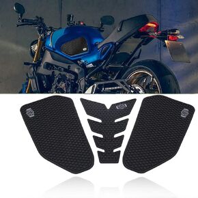 For Yamaha For Yamaha XSR900 XSR 900 xsr900 2022 2023 Motorcycle Side Fuel Tank pad Tank Pads Protector Stickers Decal Gas Knee Grip Traction Pad Tankpad (One set) black