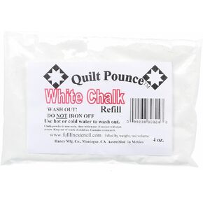 Hancy Quilt Pounce White Chalk Refill 4 Ounces