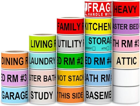 1600 PCS Printholic Colored Dot Stickers, 10 Color Circle Price Stickers, 3/4 Inch Round Color Coding Labels for Office, Home, Teaching Events, Garage Sales - 20 Sheets in Saudi Arabia