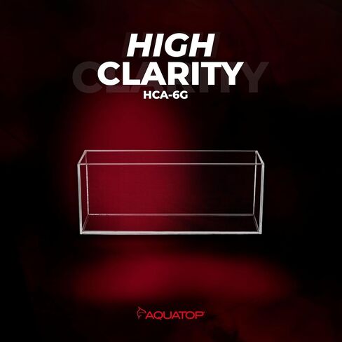 AquaTop 6.5G High Clarity Glass Bookshelf Style Aquarium (HCA-3G) in Saudi Arabia