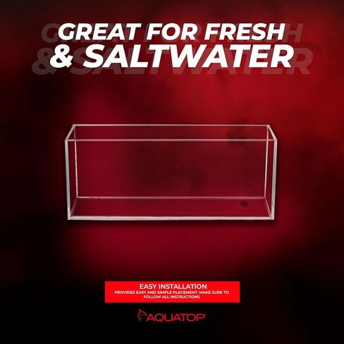 AquaTop 6.5G High Clarity Glass Bookshelf Style Aquarium (HCA-3G) in Saudi Arabia