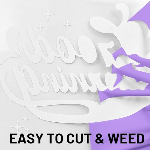 TransourDream Tru-PU لفة فينيل نقل الحرارة، 12 بوصة × 5 قدم فينيل أرجواني لافندر غير لامع لاستكشاف AIR 2، صانع، حجاب، مكواة HTV على الفينيل للقمصان، أرق، ناعم، لزج، غير قابل للطباعة in Kuwait