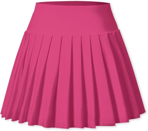 Cromoncent Girls & Womens High Waisted Pleated Tennis Skirt Athletic Skorts with Pockets,2Years - 4XL in Saudi Arabia
