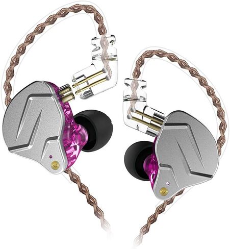 KZ ZSN PRO X Hybrid Banlance Armature with Dynamic in-Ear Earphone ERJIGO ZSNPROX 1BA+1DD HiFi Headset ZSNPRO X erabuds (with Mic, Black) in Kuwait