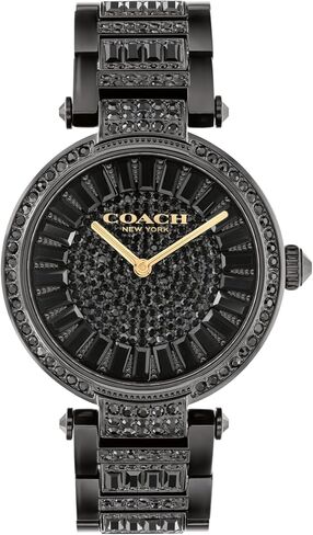 Coach Cary Watch for Women - 2H Quartz Bracelet Watch with Crystals on The Dial - Water Resistant 3 ATM/30 Meters - Gift for Her - Timeless Elegance, Perfect for Day or Night - 34mm in Saudi Arabia
