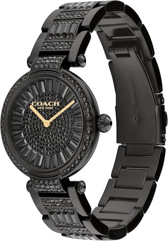 Coach Cary Watch for Women - 2H Quartz Bracelet Watch with Crystals on The Dial - Water Resistant 3 ATM/30 Meters - Gift for Her - Timeless Elegance, Perfect for Day or Night - 34mm in Saudi Arabia