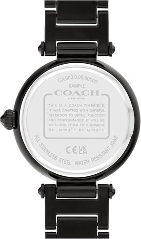 Coach Cary Watch for Women - 2H Quartz Bracelet Watch with Crystals on The Dial - Water Resistant 3 ATM/30 Meters - Gift for Her - Timeless Elegance, Perfect for Day or Night - 34mm in Saudi Arabia