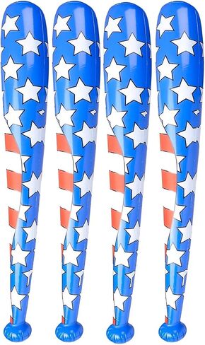Inflatable Baseball Bats - 4 Pieces (Huge - 42 Inches) Party Favor for Kids and Adults Birthday Party, Sports Theme Activities and Good Old Fun! in Saudi Arabia