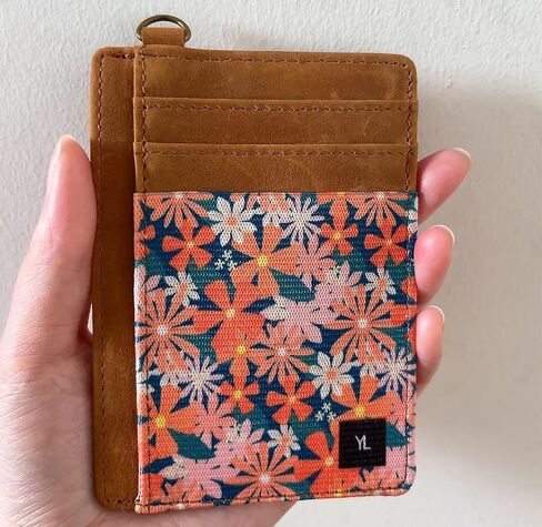 Wallets Credit Card Holder Wallet for Women & Men Slim Minimalist Wallets RFID Blocking Leather Elastic Front Pocket Wallet Mini Wallet in Saudi Arabia