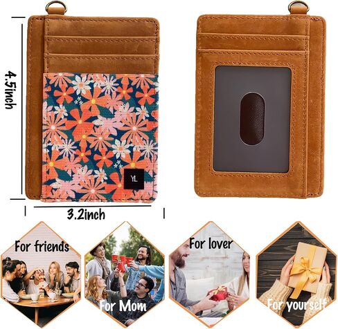 Wallets Credit Card Holder Wallet for Women & Men Slim Minimalist Wallets RFID Blocking Leather Elastic Front Pocket Wallet Mini Wallet in Saudi Arabia