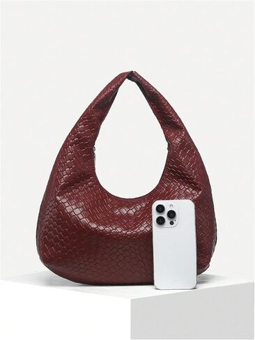Floerns Women's Vintage Leather Tote Shoulder Handbag Top Handle Hobo Bag in Saudi Arabia