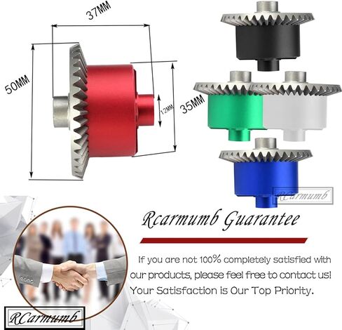 ترس رئيسي من الفولاذ 37T وعلبة تفاضلية وترس إدخال 13T جزء ترقيات لـ 1/10 Arrma Granite/Senton/Vorteks/Big Rock 3S BLX، 1/10 Outcast/Kraton 4S BLX 4WD، 1/8 Vendetta/Typhon 3s blx، أسود in Saudi Arabia