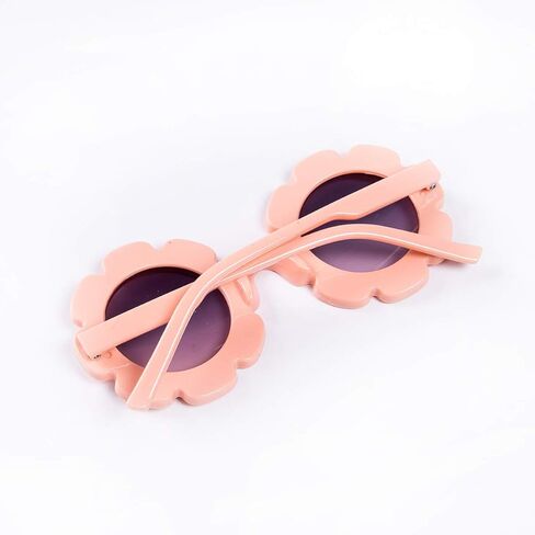 BULINGNA Cute Kids Toddler Baby Round Flower Sunglasses UV Protection Colorful Sunnies Glasses for Boys Girls 0-8T in Kuwait