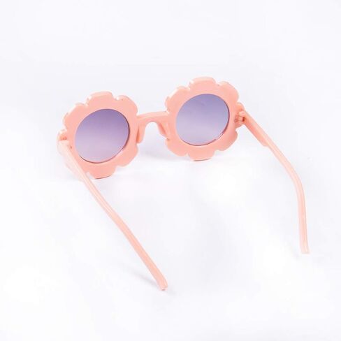 BULINGNA Cute Kids Toddler Baby Round Flower Sunglasses UV Protection Colorful Sunnies Glasses for Boys Girls 0-8T in Kuwait