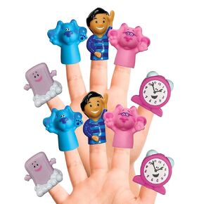 Nickelodeon Blue's Clues & You! Bath Finger Puppets, 10 Pc - Bath Toys, Easter Basket Fillers, Easter Gifts