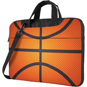 Laptop Bag Laptop Case 15.6 Inch Computer Bags Basketball Ball Texture Printed Padded Sleeve Cover for Women Men