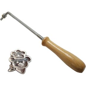 TINTON LIFE Creative Cake/Wood/Leather Branding Stamping Embossing Soldering Iron with Stamp(Flame-treated Rod,Bear)