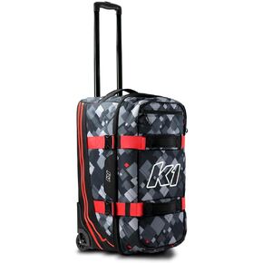K1 RaceGear K1 Atlas Lifestyle Carry-On Travel Roller Gear Bag, Black, Red, White, Grey, Compact