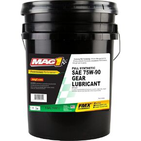 62380 Full Synthetic SAE 75W-90 GL-5 Gear Oil - 5 Gallon