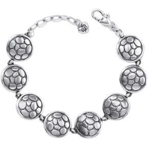 Brighton Pebble Link Bracelet, Large, silver