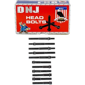 DNJ HBK1122 Head Bolt Kit/For 1997-2002/ Dodge, Jeep, Dakota, Wrangler, Cherokee/ 2.5L/ L4/ 8V/ OHV/ 150cid, 153cid/ Magnum