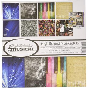 Reminisce (REMBC) High School Musical Scrapbook Collection Kit, Multi Color Palette