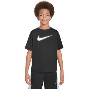 Nike Multi Big Boys' Dri-FIT Graphic Training Top (X-Large, Black/White)