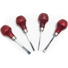 UJ Ramelson Premium Wood Carving Tools Set - Razor Sharp Woodworking Tools That Are Made In the USA - Wood Carving Set Features 4 Essential Components of a Wood Carving Kit for Beginners